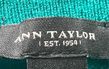 Load image into Gallery viewer, Ann Taylor Womens Green Knitted Round Neck Long Sleeve Pullover Sweater Size XS
