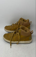 Load image into Gallery viewer, Nike Kids Court Borough Mid 839977-701 Mustard Lace-Up Sneaker Shoes Size 5Y
