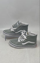 Load image into Gallery viewer, Vans Boys Sk8-Hi 507698 Gray White Round Toe Lace-Up Sneakers Shoes Size 12.5
