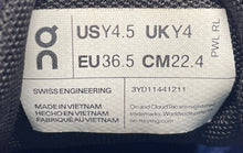 Load image into Gallery viewer, On Boys Cloud Sky 3YD11441211 Blue Lace-Up Low Top Sneakers Shoes Size 4.5Y
