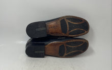 Load image into Gallery viewer, H.S Trask Mens Black Leather Square Toe Slip-On Loafer Shoes Size 10.5 M
