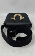 Load image into Gallery viewer, True Religion Womens Black Leather Detachable Strap Flap Magnetic Crossbody Bag
