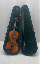 Load image into Gallery viewer, Brown Right-Handed 4 String Acoustic Violin With Bow In Hard Case
