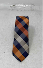 Load image into Gallery viewer, Penguin Mens Multicolor Buffalo Plaid Keeper Loop Adjustable Pointed Tie
