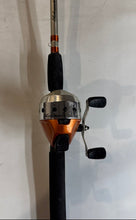 Load image into Gallery viewer, Shakespeare Mens Orange Black Spincast Reel Equipment Pro Fishing Rod
