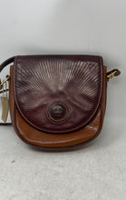 Load image into Gallery viewer, Andantini Moda Italiana Womens Brown Leather Charm Flap Crossbody Bag
