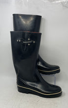 Load image into Gallery viewer, Kate Spade New York Womens Black Round Toe Knee High Rain Boots Size 9
