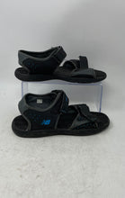 Load image into Gallery viewer, New Balance Kids 2004 K2004BKB Black Blue Hook &amp; Loop Sport Sandals Size 6M
