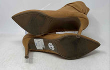 Load image into Gallery viewer, Marc Fisher Womens Manya Brown Ruched Slouchy Stiletto Heel Booties Size 8.5 M
