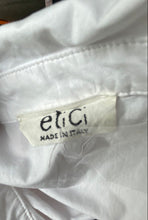 Load image into Gallery viewer, Etici Womens White Cotton Short Sleeve Regular Fit Button-Up Shirt Size XS
