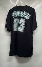 Load image into Gallery viewer, Stitches Mens Black Florida Marlins Jacob Miller #23 MLB Baseball T-Shirt Sz XL
