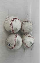 Load image into Gallery viewer, Lot Of 4 Pcs Rawlings White Red Stitch Outdoor Sports Baseball Balls
