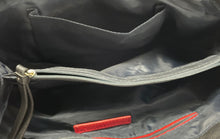 Load image into Gallery viewer, Tommy Hilfiger Womens Black Brown Inner Zipped Pocket Double Handle Shoulder Bag
