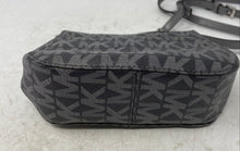 Load image into Gallery viewer, Michael Kors Womens Fulton Black Gray Monogram Adjustable Strap Crossbody Bag
