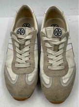 Load image into Gallery viewer, Authentic Tory Burch Womens Hank Cream White Lace-Up Sneaker Shoes Size 7.5M
