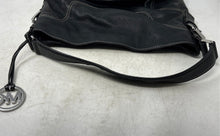 Load image into Gallery viewer, Michael Kors Womens Brookville Black Pebbled Leather Shoulder Strap Hobo Bag
