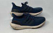 Load image into Gallery viewer, Adidas Mens Ultraboost 21 Blue Low Top Lace-Up Sneaker Shoes Size 11
