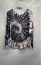 Load image into Gallery viewer, Anna Melani Womens Multicolor Tie Dye Long Sleeve Round Neck Pullover Sweater M
