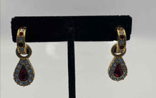 Load image into Gallery viewer, Authentic Swarovski Women's Gold-Tone Earrings
