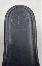 Load image into Gallery viewer, Authentic Tory Burch Womens Patti Black Wedge Platform Sandals Size 8.5M Damaged
