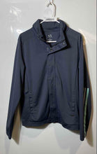 Load image into Gallery viewer, Armani Exchange Mens Blue Long Sleeve Pockets Regular Fit Full-Zip Jacket Size M
