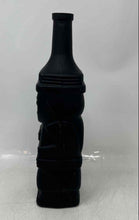 Load image into Gallery viewer, Black Glass Aztec Pattern Decorative Container Figure Bottle Collectible
