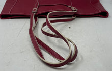 Load image into Gallery viewer, Tannery West Womens Burgundy Bottom Studs Double Handle Shoulder Tote Bag

