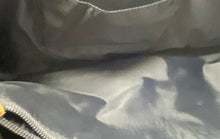 Load image into Gallery viewer, Tommy Hilfiger Womens White Gray Signature Print Double Handle Zip Top Tote Bag
