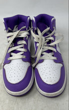 Load image into Gallery viewer, Nike Kids Air Jordan 1 Mid DQ8423-511 Purple Lace-Up Sneaker Shoes Size 5.5Y
