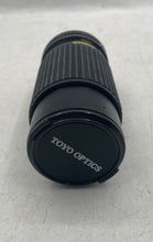 Load image into Gallery viewer, Toyo Optics Black 75X200mm Auto Macro Zoom Telephoto Camera Lens Not Tested
