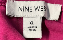 Load image into Gallery viewer, Nine West Womens Pink Sleeveless V-Neck Button Front Blouse Top Size XL
