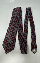 Load image into Gallery viewer, Mario Valentino Mens Burgundy Floral Italian Silk Adjustable Long Designer Tie
