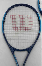 Load image into Gallery viewer, Set Of 2 Pcs Wilson Ultra Blue White Comfort Grip Tennis Sporting Racquets
