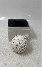Load image into Gallery viewer, Pandora White Porcelain Decorative Snowball Christmas Tree Ornament In Box
