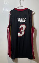 Load image into Gallery viewer, Adidas Mens Black Red NBA Miami Heat Dwyane Wade #3 Basketball Jersey Size Large
