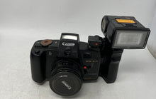 Load image into Gallery viewer, Canon TC-8000 Black Red-Eye Reduction 35mm Film Camera With Flash Not Tested
