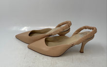 Load image into Gallery viewer, Vince Camuto Womens Nude Pointed Toe Kitten Slingback Heels Size 9M
