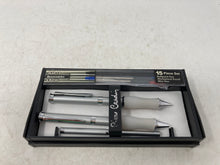 Load image into Gallery viewer, Pierre Cardin Silver 15 Pcs Ballpoint Mini Pen &amp; Mechanical Pencil Set With Case
