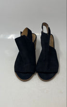 Load image into Gallery viewer, Franco Sarto Womens Helix Black Leather Block Slingback Heels Size 8.5
