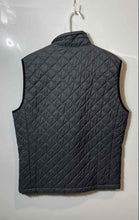 Load image into Gallery viewer, Banana Republic Mens Dark Gray Zippered Full-Zip Quilted Vest Size Small
