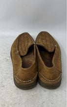 Load image into Gallery viewer, French Shriner Mens Brown Woven Leather Slip-On Loafer Shoes Size 10.5 M
