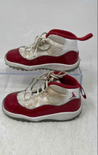 Load image into Gallery viewer, Nike Unisex Baby Air Jordan 11 378040-116 White Red Lace-Up Sneaker Shoes Sz 8C
