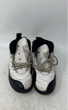Load image into Gallery viewer, Nike Kids Air Jordan 12 151186-117 White Black Lace-Up Basketball Shoes Size 2Y
