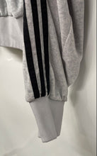 Load image into Gallery viewer, Adidas Womens Gray Black Heather Long Sleeve Pullover Hoodie Size Medium
