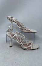 Load image into Gallery viewer, Kate Spade New York Womens Coco White Leather Knotted Strappy Heels Size 10B
