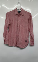 Load image into Gallery viewer, Polo Ralph Lauren Boys Red White Cotton Striped Button-Up Shirt Size M 12/14
