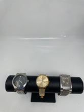 Load image into Gallery viewer, Kenneth Cole, Guess Women-Men Silver Tone/Gold Tone Watches (3 Pcs)
