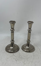 Load image into Gallery viewer, Set Of 2 Pcs Silver-Tone Baluster-Style Home Decorative Candlestick Holders

