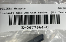 Load image into Gallery viewer, Microsoft Xbox One 1564 Black Wired Mono Chat Gaming Headset Not Tested
