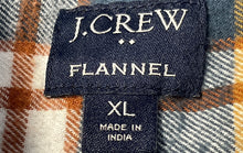 Load image into Gallery viewer, J. Crew Mens Flannel Multicolor Plaid Cotton Collared Button-Up Shirt Size XL

